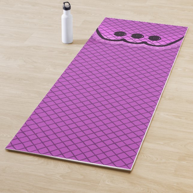 Tapete De Yoga Design Superior do Travesseiro Yoga Mat Rosa Quent (In Situ)