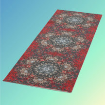 Digital Mandala Vermelho e Branco