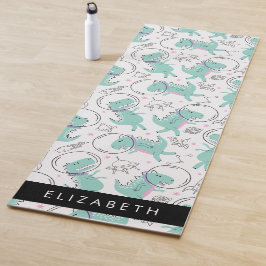 Tapete De Yoga Dinossauros Espaciais, Dinossauros Bonitos, Estrel