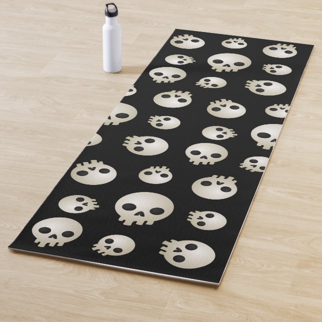 Tapete De Yoga Ditzy Skulls Yoga Mat (In Situ)
