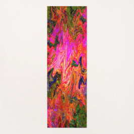 Tapete De Yoga Divertimento psicodélico negro e esquisito.......