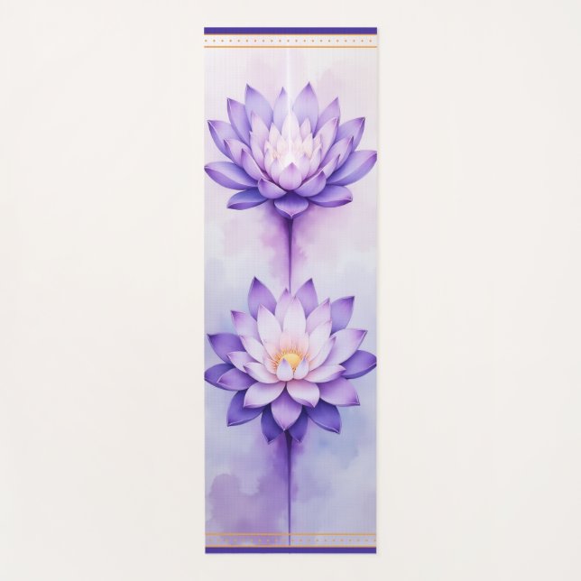Tapete de Yoga do Chakra Coronário – Alinhamento d (Frente)