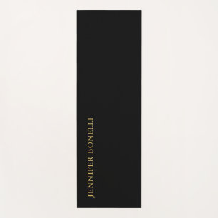 Tapete De Yoga Douradas cores pretas Trendam Modernas Placas