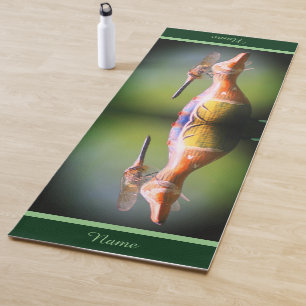 Tapete De Yoga Dragonfly Co Piloto Inseto Personalizado