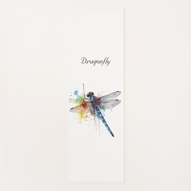 Tapete De Yoga Dragonfly Dreamscape, personalizado (Frente)