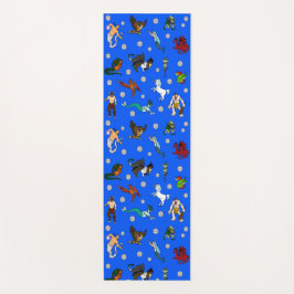 Tapete De Yoga Dungeon do D&D e dados e monstro dos dragões