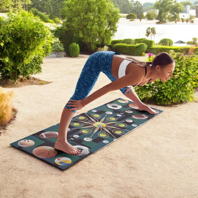 Tapete De Yoga É realmente um mundo de bola. (Criador carregado)