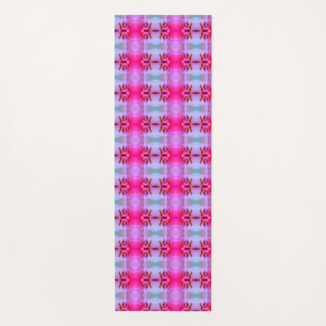 Tapete De Yoga Eagle Orchid Miami Ikat (Frente)