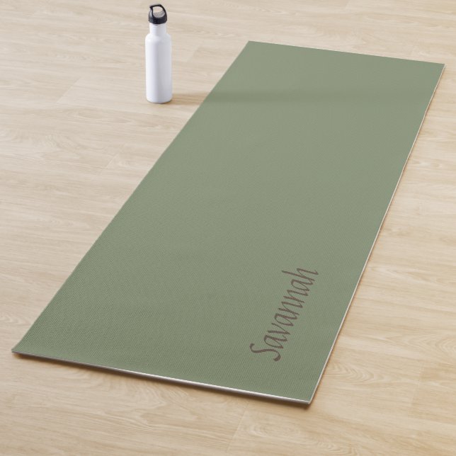 Tapete De Yoga Earthy Sage Green Yoga Mat (In Situ)