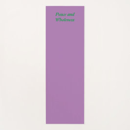 Tapete De Yoga eco, roxo / lilás e verde, cor sólida