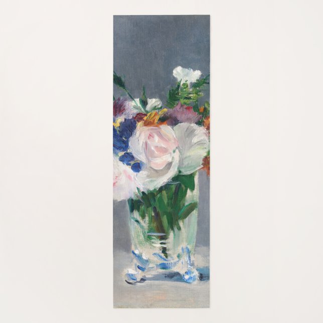Tapete De Yoga Edouard Manet - Flores num Vaso Cristal (Verso)