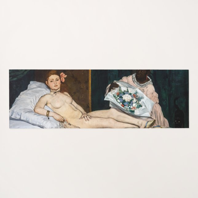 Tapete De Yoga Edouard Manet - Olympia (Verso (Horizontal))