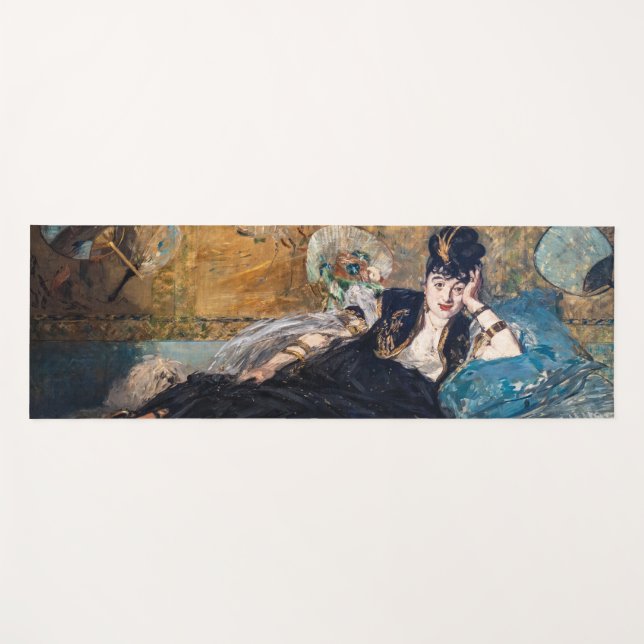 Tapete De Yoga Edouard Manet - Senhora com ventiladores (Frente (Horizontal))