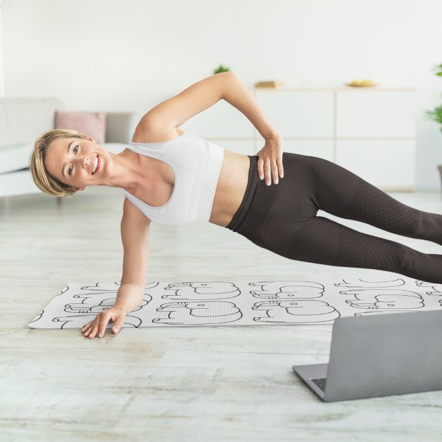 Tapete De Yoga elefantes (Criador carregado)