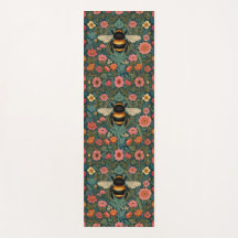 Elegant boho retro bumblebee spring florals