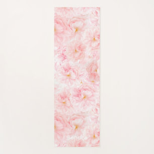 Tapete De Yoga Elegante Cherry Blossom Patterno Design