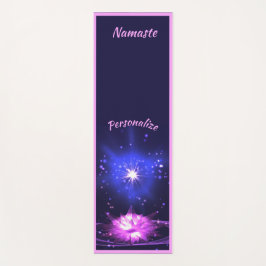 Tapete De Yoga Elegante Crystal Lotus Flower Zen Yoga Namaste