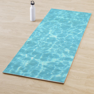 Tapete De Yoga Elegante Tendência Nadar Piscina Mar Aqua