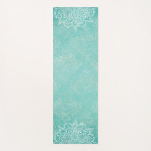 Tapete De Yoga Elegante Turquesa Oriental Mandala Yoga Mat