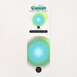 Tapete De Yoga Elemento de Água de Cota de Cancer de Sinal Zodiat