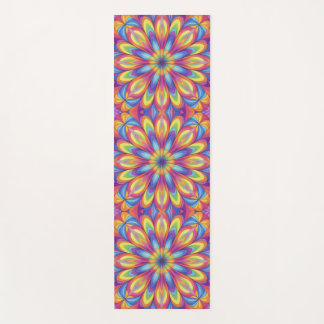 Tapete De Yoga Em Flor