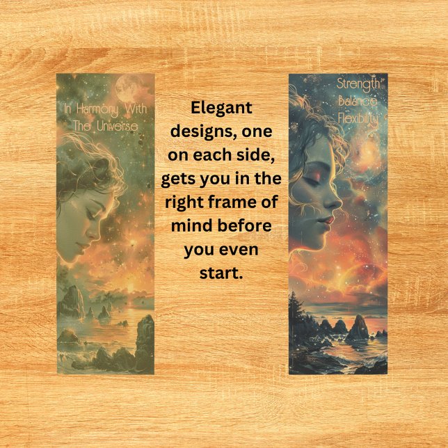 Tapete De Yoga Em harmonia com o universo (Criador carregado)