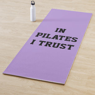 Tapete De Yoga Em Pilatos, Confio Em Matéria De Exercício De Lava