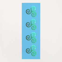 Tapete De Yoga Emerald Triskele Símbolo Celta Antigo
