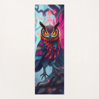 Tapete De Yoga Enchanted Forest Owl: Moonlit Mystical
