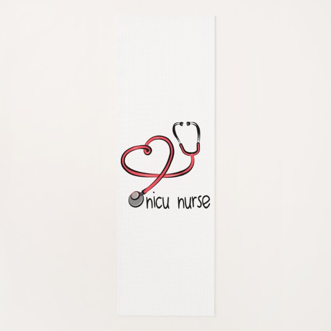 Tapete De Yoga Enfermeira NICU - Camisa Enfermeira NICU - Present (Frente)
