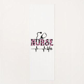 Tapete De Yoga Enfermeira - Viver que Enfermeira a Vida