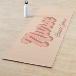 Tapete De Yoga Enfermeiro: Diversão do Yoga Mat Personalizado