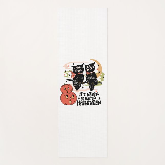 Tapete De Yoga Enfermeiro Halloween Fall (Frente)