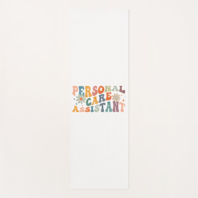 Tapete De Yoga Enfermeiro PCA do Assistente de Assistência Pessoa (Frente)