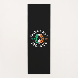 Tapete De Yoga Engraçado Galway Girl Ireland Shamrock Irish Orgul