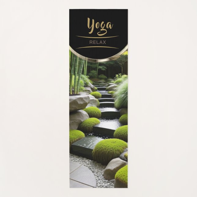 Tapete De Yoga Escadas de Bambu - Yoga Mat (Frente)