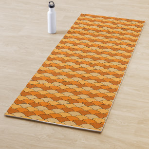 Tapete De Yoga Escalas de Dragão, Ventoinhas, Ondas, Seigaiha, La