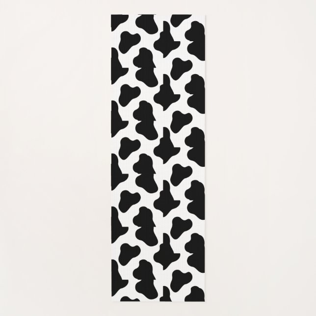 Tapete De Yoga Espinho preto e branco do oeste (Frente)