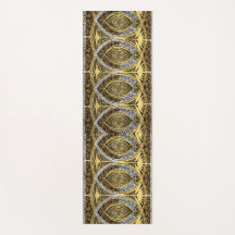 espirais em prata dourada e impressão de onyx