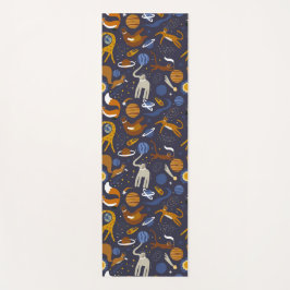 Tapete De Yoga Esterilla de yoga Animals Outer Space