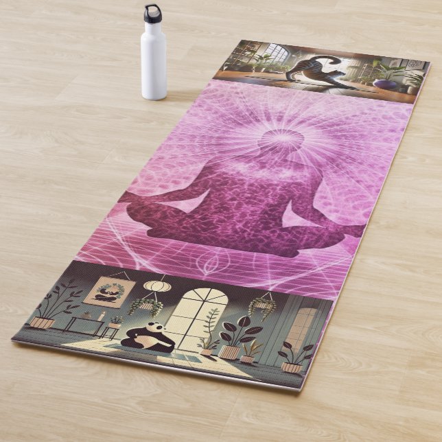 Tapete De Yoga Esterilla yoga meditar animales (In Situ)