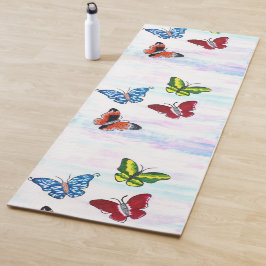Tapete De Yoga "Etiqueta de Borboleta" Yoga Mat