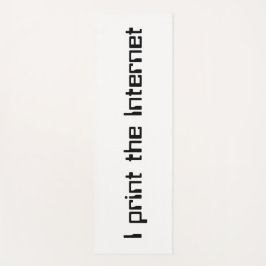 Tapete De Yoga Eu impressão a Internet