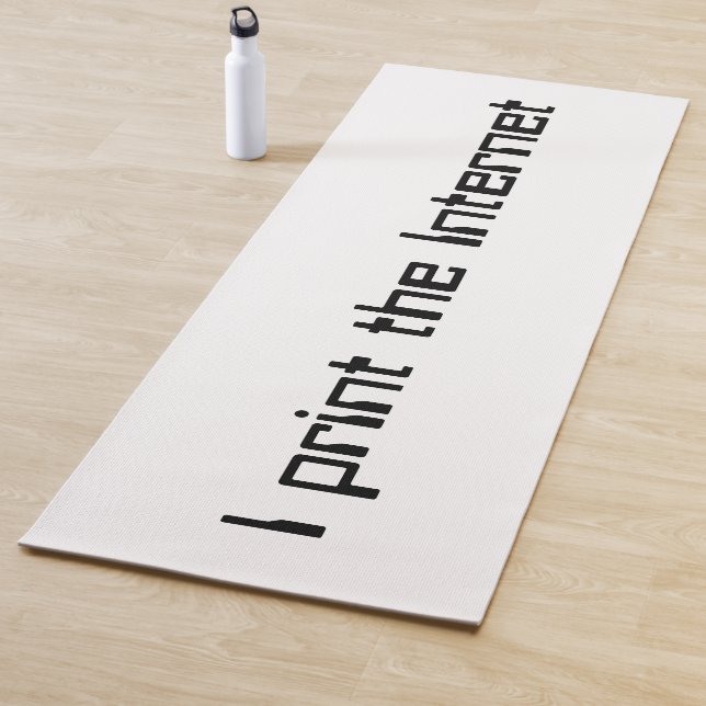 Tapete De Yoga Eu impressão a Internet (In Situ)