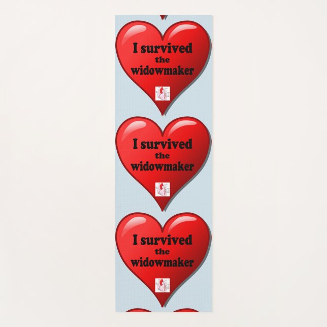 Tapete De Yoga Eu Sobrevivi ao Viúvo (Frente)