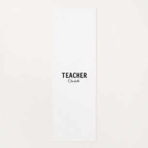 Tapete De Yoga Eu sou professor escola Faculdadeadicione seu nome