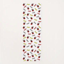 Tapete De Yoga Fada Mágica numa flor