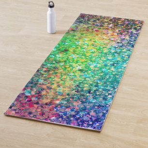 Tapete De Yoga Falha de multicores