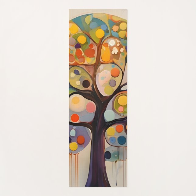 Tapete De Yoga Fantasiebaum - fantasy tree (Frente)