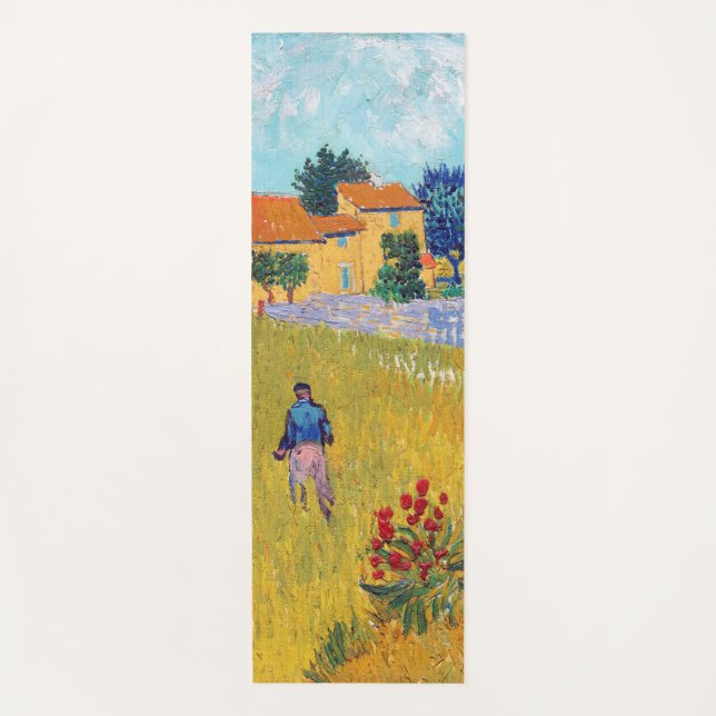 Tapete De Yoga Farmhouse in Provence, Van Gogh (Frente)